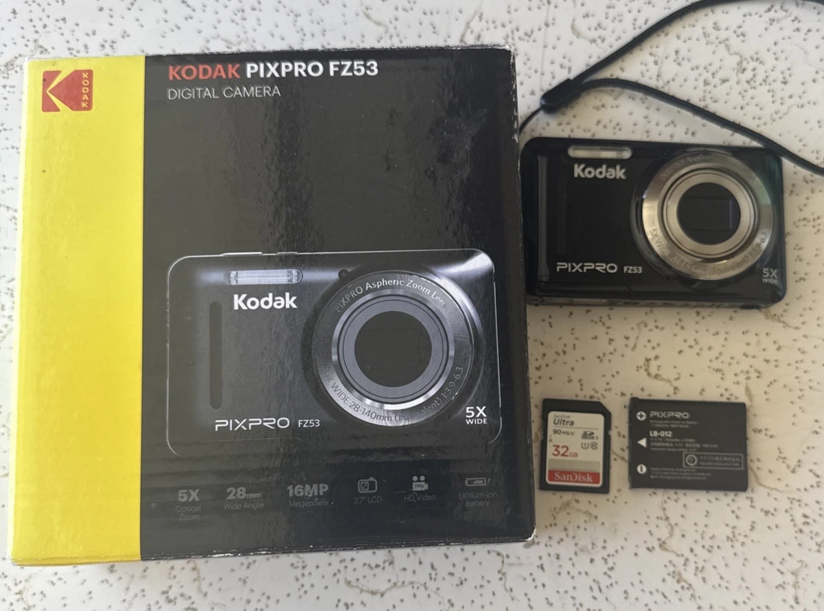 訳あり】Kodak PIXPRO Friendly Zoom FZ53-BK Amazon.com : Kodak