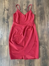 Lulus Forever Your Girl Women's Red Cocktail Dress Size Small