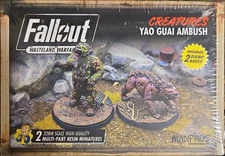 Fallout Wasteland Warfare: Creatures Yao Guai Ambush Miniatures Modiphius