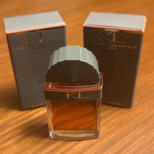 LOT of 3 Karl Lagerfeld KL perfume eau de toilette Vintage 1/3 oz Travel Mini