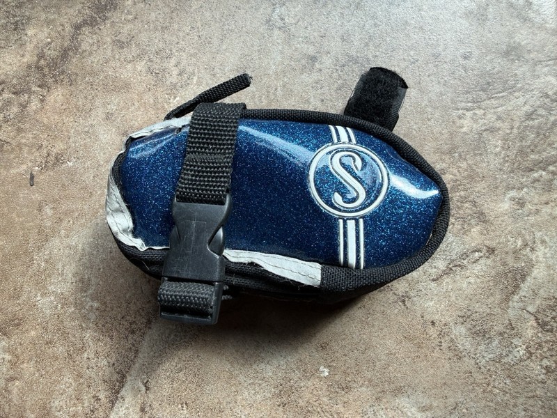 Schwinn Sting Ray Homegrown Glitter Bass Boat Blue Seat Bag