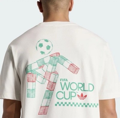 Original Italia 90 Adidas Mascot Tee T Shirt Gr. XL FIFA WM 1990 Italien 2026