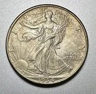 1934  WALKING LIBERTY HALF DOLLAR  AU+   #1922