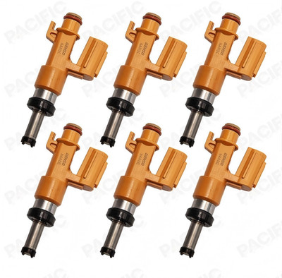 Genuine Denso 6x Fuel Injectors 23250-0P100 For Toyota Lexus 2GR-FKS 3.5L