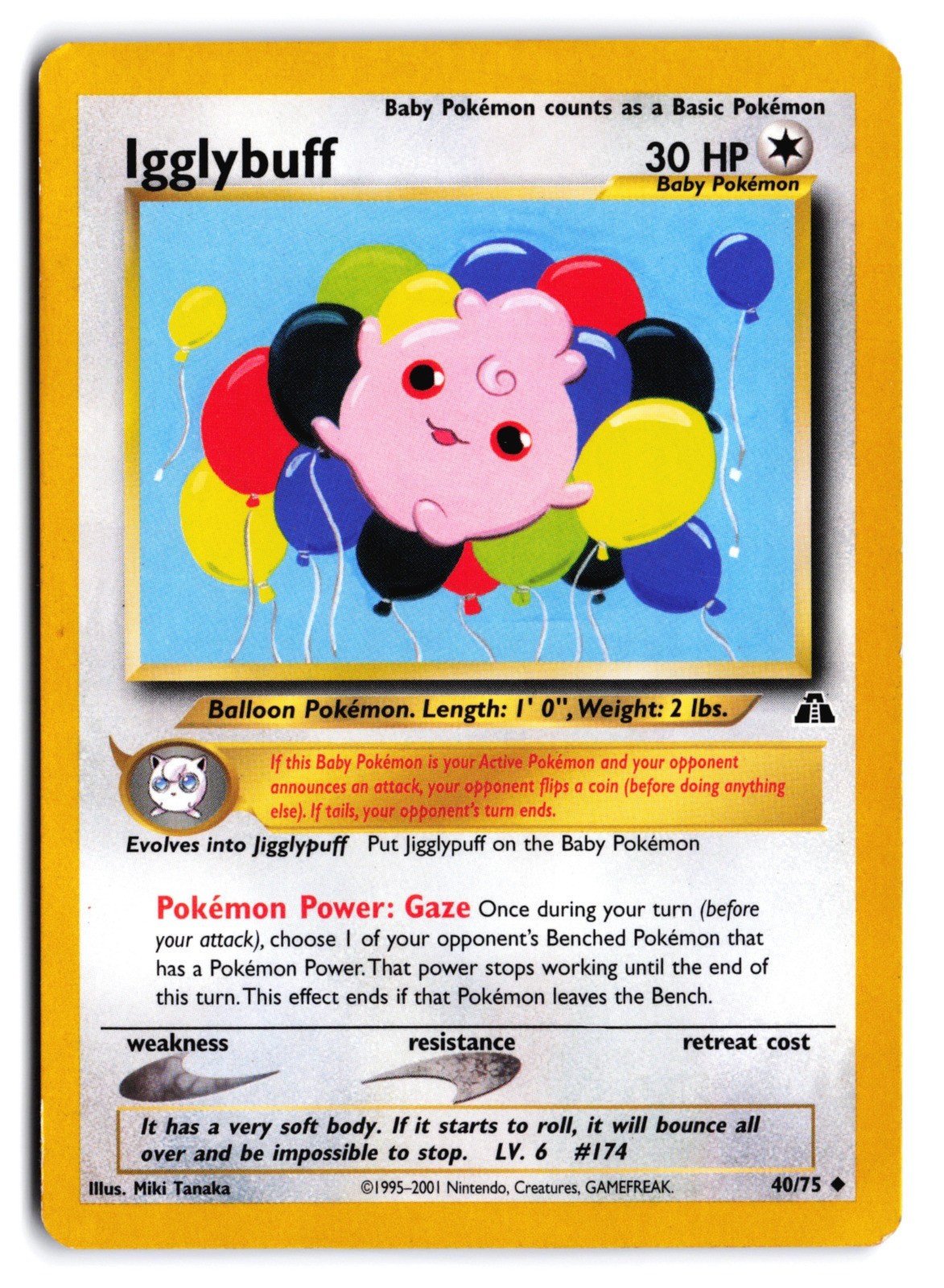 Igglybuff N2 #40/75 LP Pokemon TCG Uncommon