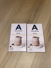 NEW 2 Avalanche Vanilla Chai Latte Cafe Style Drink Mix (10 Sticks) EXP Sep 2026