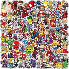 200PCS Cool Character Stickers Bulk for Boys Teens Adults
