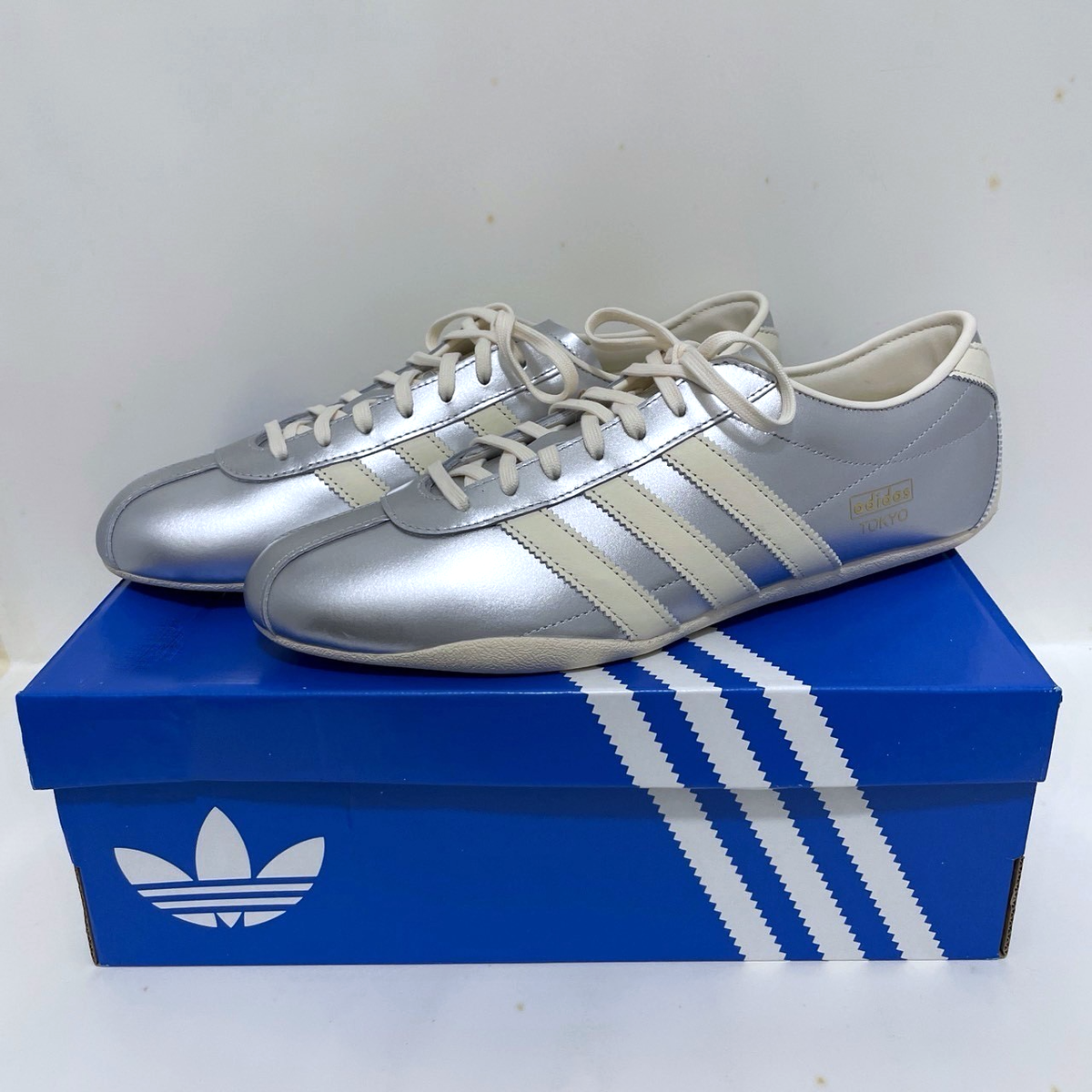 adidas Originals Tokyo Shoes JQ0593 Silver Metallic / Cream White