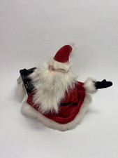 Vintage Disney Store The Nightmare Before Christmas 8  Santa Bean Bag Plush W/