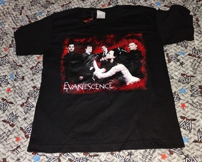 Evanescence Concert Shirt Size Youth Medium Amy Lee Goth Metal