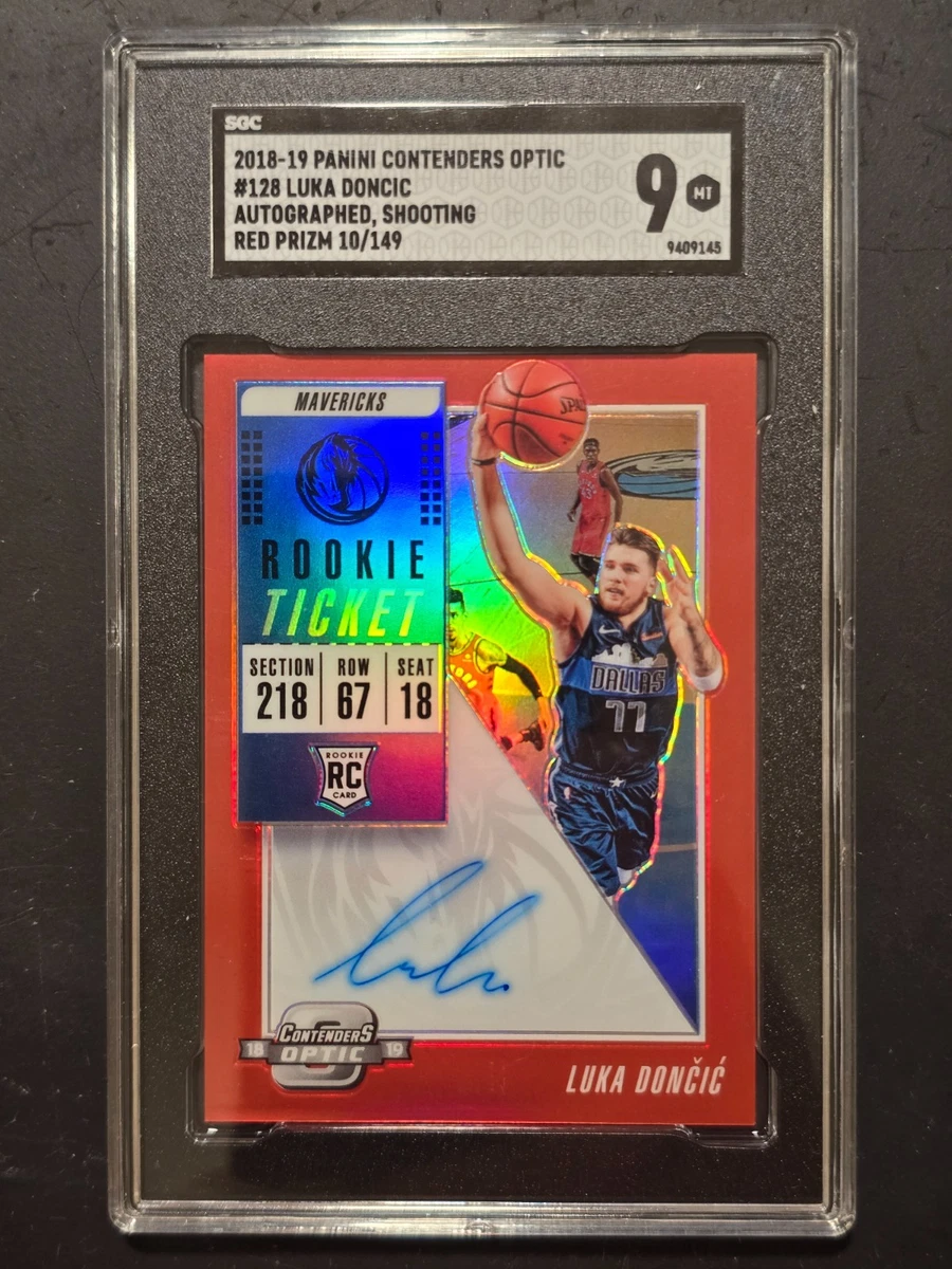 Panini Contenders Optic Luka Donƒçiƒá 2018-19 #128 for sale | eBay