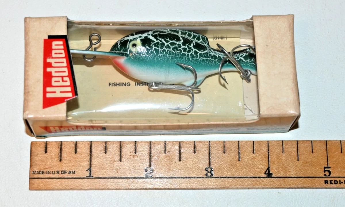 Heddon Plastic Vintage Fishing Lures Box Insert Included | eBay