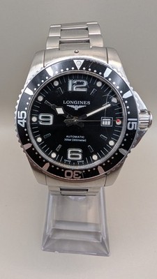 Longines HydroConquest Automatic 41mm Herrenuhr Schwarz L3.742.4.56.6