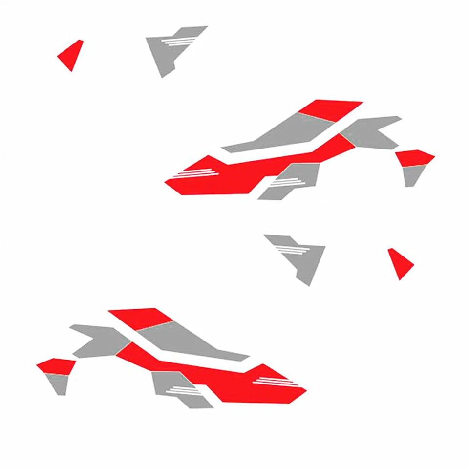 Calcomanías de vinilo con gráficos deportivos de carreras para adornos laterales de carrocería de auto decoración hágalo usted mismo Foto 4 de 4