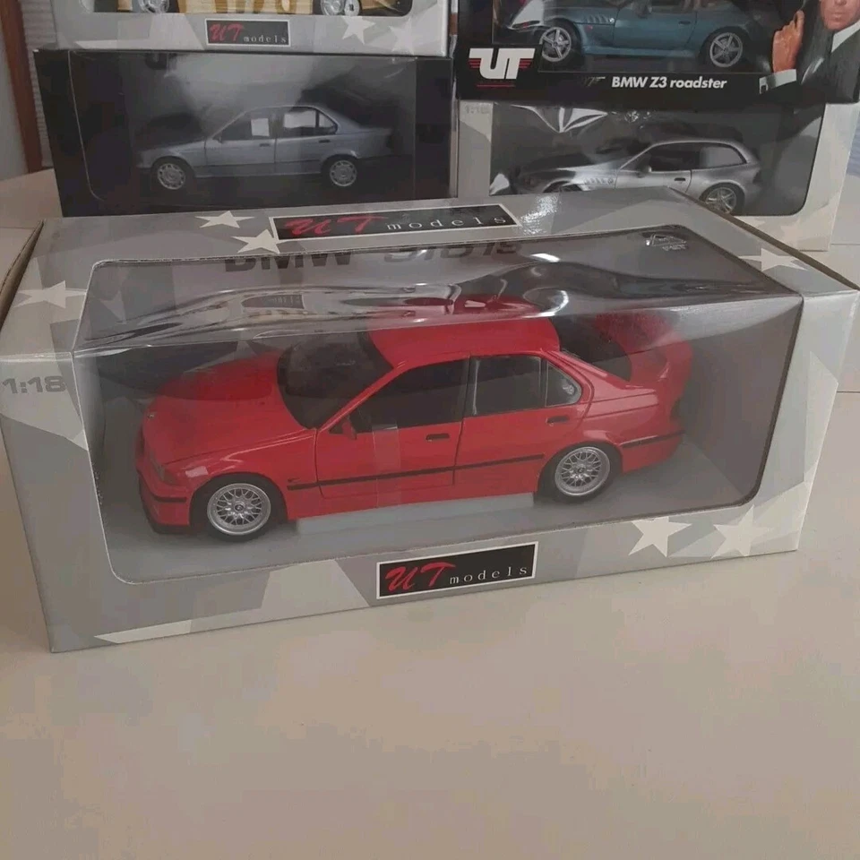 Ut Models 1996 Diecast 1:18 Bmw 318is Red Model 3 Series E36 318 Is Sedan  - Image 2 of 4