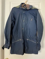 Vintage The North Face Jacket Mens M Blue Full Zip Hooded Gore Tex Made in USA