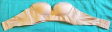 O2 Strapless Push-Up Front Buckle Lift Comfort Support Bra Gray 36/80 93-97 36B