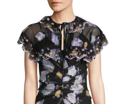 NWT Alice McCall Embroidered Ruffle Midi Dress 4 $550 | eBay NWT Alice McCall Embroidered Ruffle Midi Dress 4 $550 | eBay