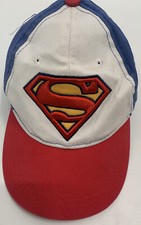 Superman Hat Cap Youth One Size Fits Most Blue Red