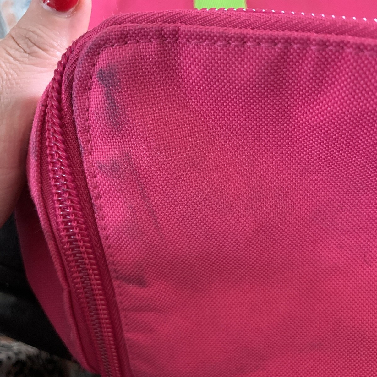 The Original Nantucket Diddy Bagg Canvas tote bag backpack Pink Pre-owned