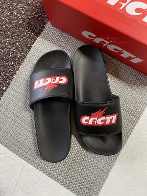靴 Travis Scott cacti slide Travis Scott x Cacti slip-on Slides | Black | FARFETCH CA