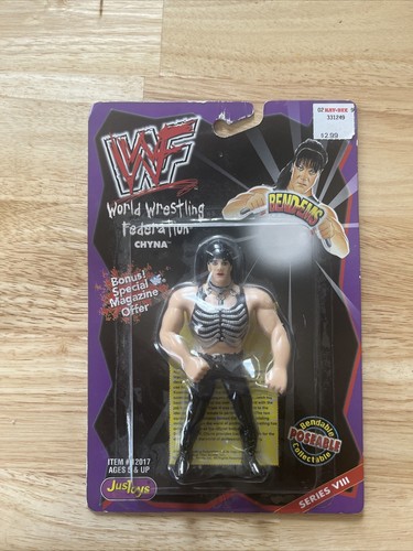 WWF Just Toys 1998 Bend-Ems Series VIII Chyna Auth...