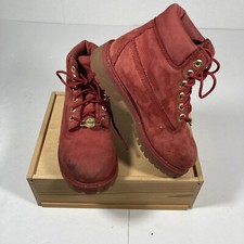 Kids Timberland Size 13 Waterproof Suede Lace Up Boots Slip Proof