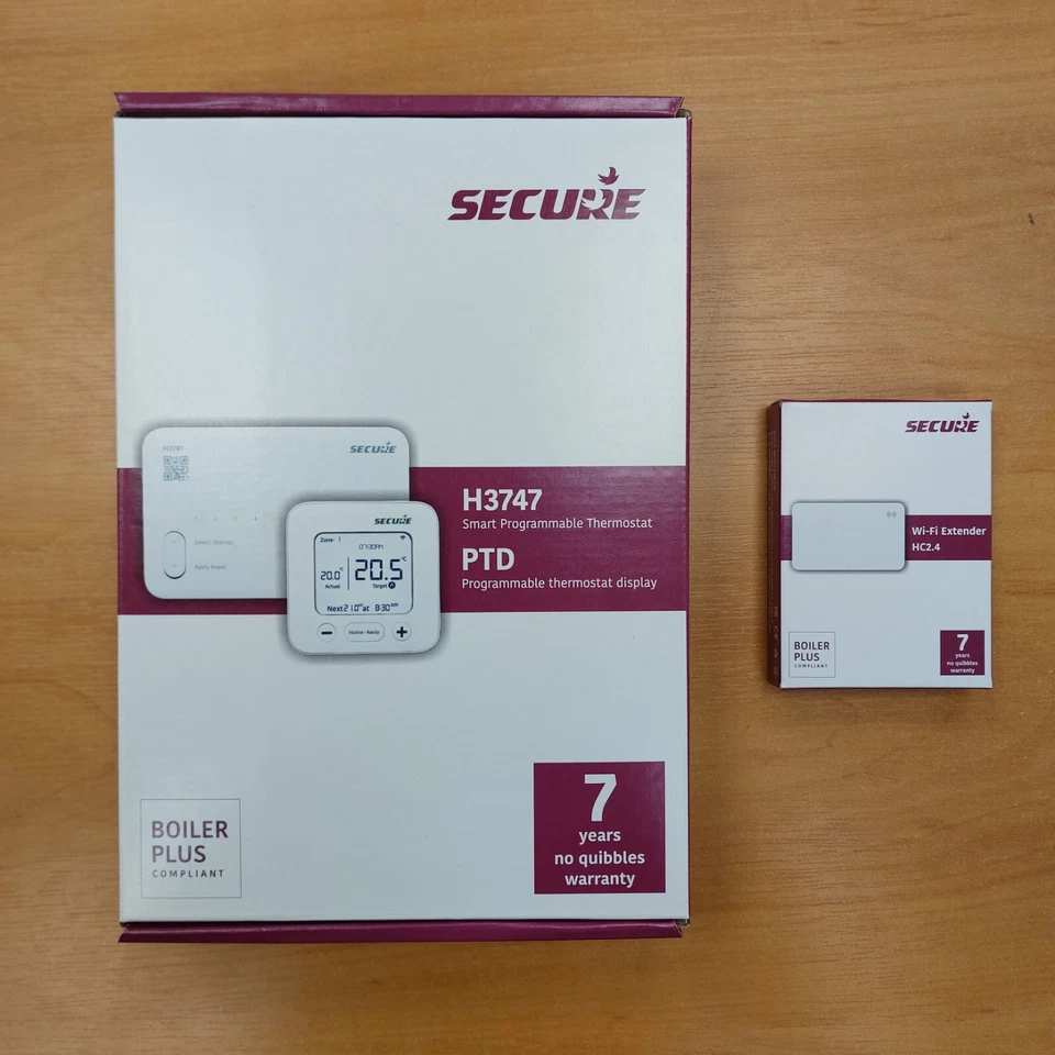 SECURE H3747 - 4 KANAL SMART PROGRAMMABLE STAT & WIFI EXTENDER HC2.4 KARTE