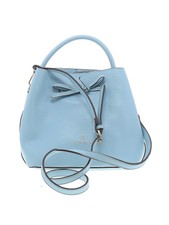 Nanette Lepore Women Blue Leather Satchel One Size