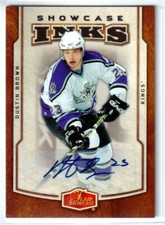 2006-07 Flair Showcase Inks #IDU Dustin Brown AUTO - Los Angeles Kings