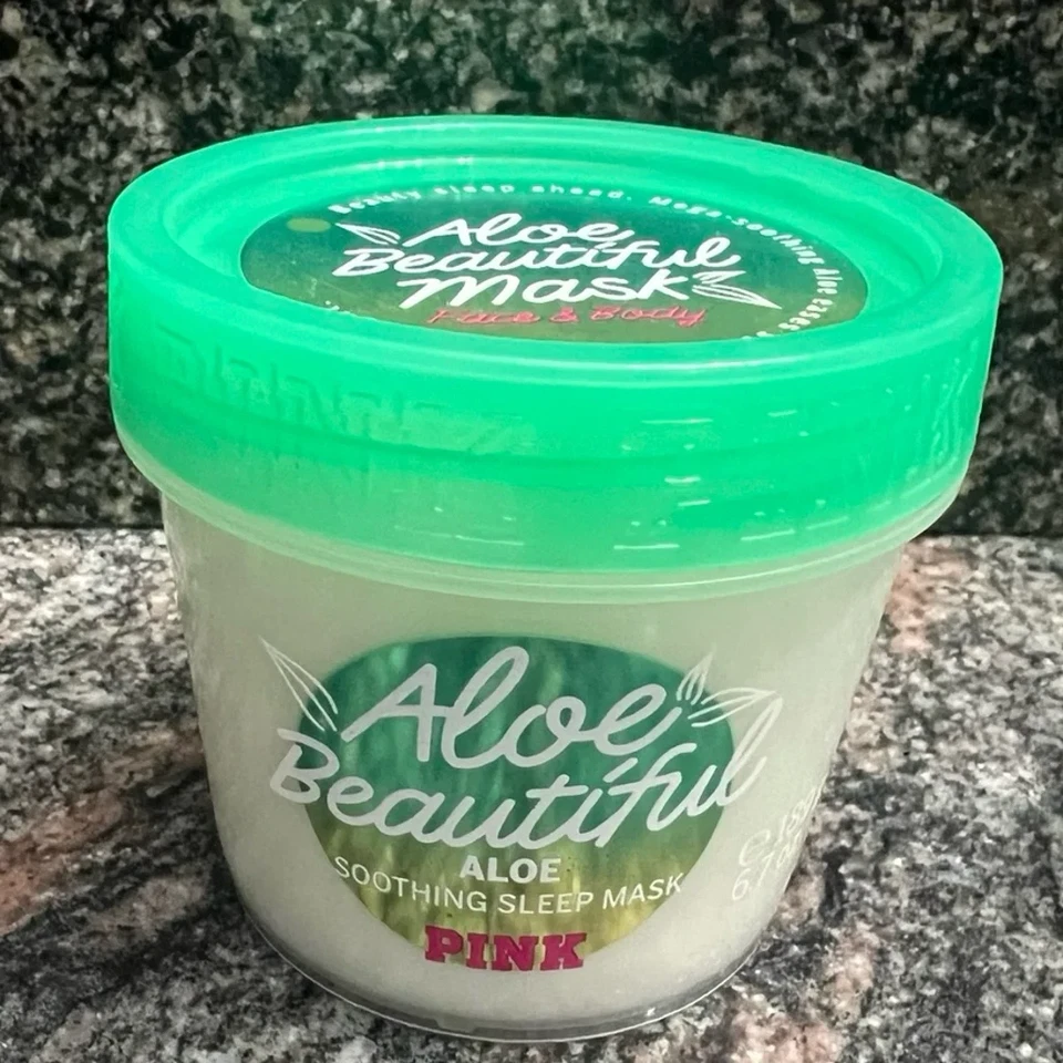 Hermosa máscara facial mega calmante para dormir Victorias Secret ROSA aloe 6,7 oz Foto 4 de 4