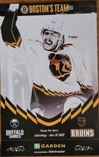 Boston Bruins 2022~2023 David Pastrnak Reverse Retro Poster