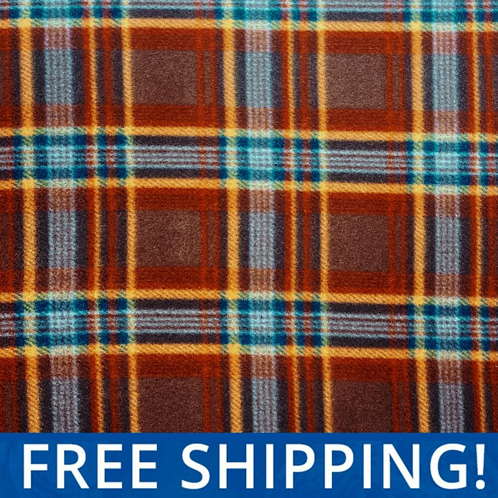 Plaid Fleece By The Yard
