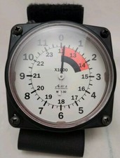 Altimetro aneroide militare nero Alti-2 MA2-30 per polso 24k piedi 