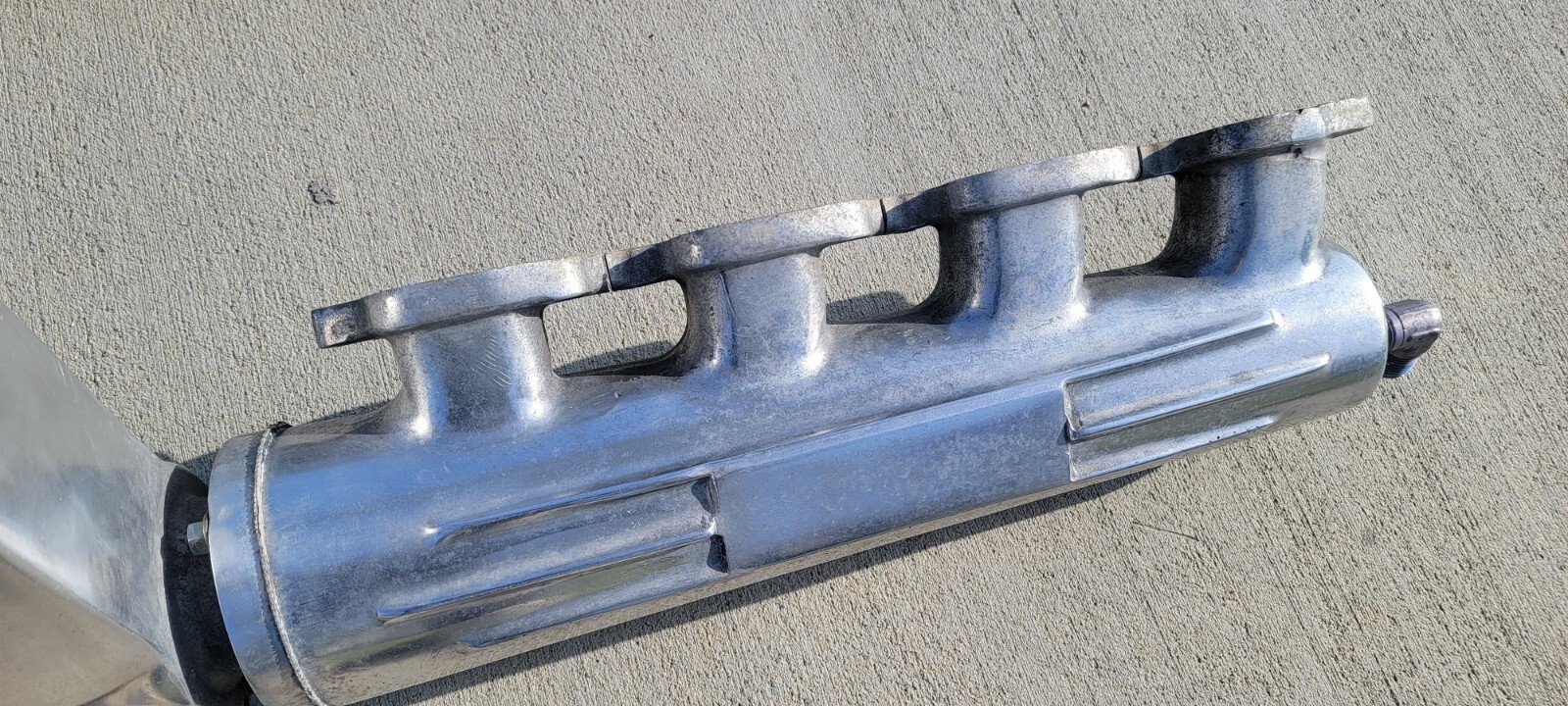 454 Chevy Exhaust Logs W/ Snails Manifolds Marine Jet Boat Chevrolet