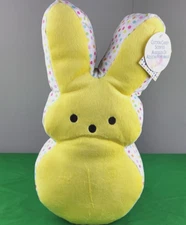 Peeps Yellow Bunny Rabbit 17" Plush w/ Rainbow Polka Dots Easter Large 2021 New