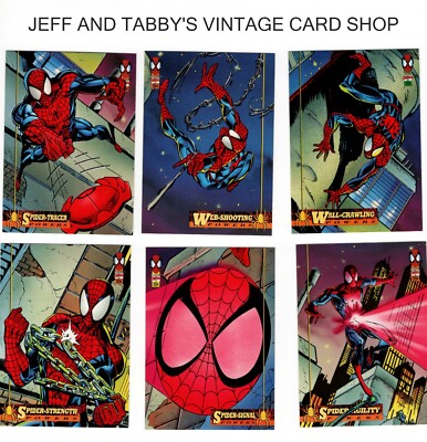 1994 Fleer Marvel Cards The Amazing Spider-Man / SEE DROP DOWN MENU