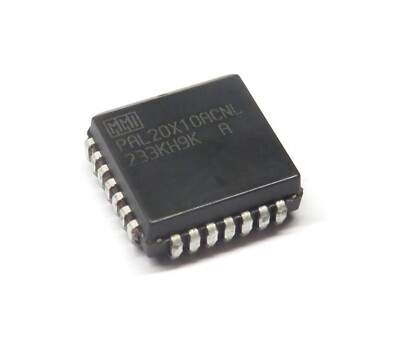 2 Stück PAL20X10ACNL  programmable array logic PLCC28, MMI