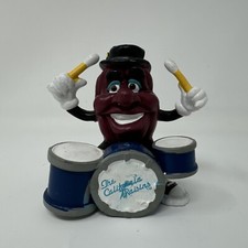 California Raisins, Drummer Figure by Applause, 1988, PVC, 3" Tall