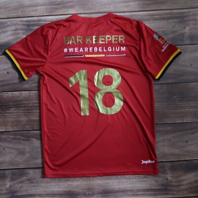 BELGIUM soccer jersey #18 FIFA 2018 RUSSIA football shirt, Men`s