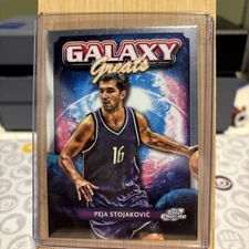 2023-24 Topps Chrome Cosmic - Peja Stojakovic, Galaxy Greats, GG-17