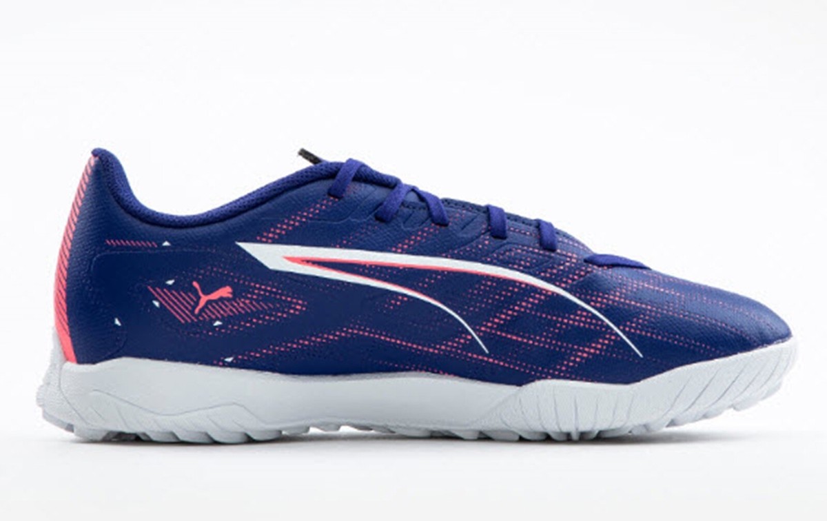 PUMA Men ULTRA Play TT Cleats Soccer Blue Futsal Shoe Boot 