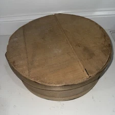 Vintage Large  Wood Cheese Pantry Box Burnette Box Co. Wisconsin Products 15”