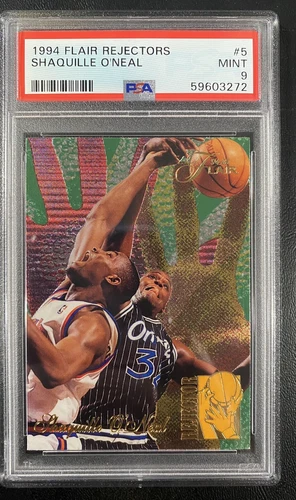 SHAQUILLE O'NEAL 1994 Flair REJECTORS #5 PSA 9 MINT Orlando Magic HOF Shaq * c2c