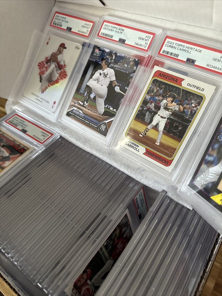 psa graded baseball cards 36 Card Horizontal Display