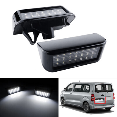 2x Led Kennzeichenbeleuchtung 6340G7 für Citroen Dispatch Jumpy Fiat Scudo 270