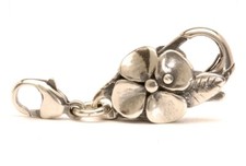 Authentic Trollbeads-Big Flower Lock, Silver
