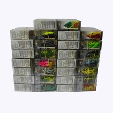 150Pcs Rubber Frog Fishing Lures 5.5cm/2.2'' With Retail Box 15colors Mixed