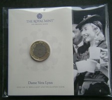 2022 DAME VERA LYNN £2 TWO POUND COIN BRILLIANT UNCIRCULATED PACK - IN STOCK