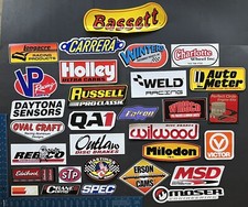 Lot 30 Racing Decals NASCAR NHRA Garage Automotive Toolbox Stickers Speed Shop